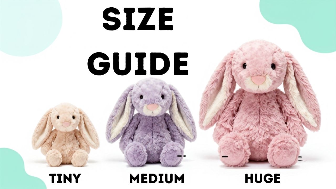 Jellycat Size Guide: Tiny vs Medium vs Huge